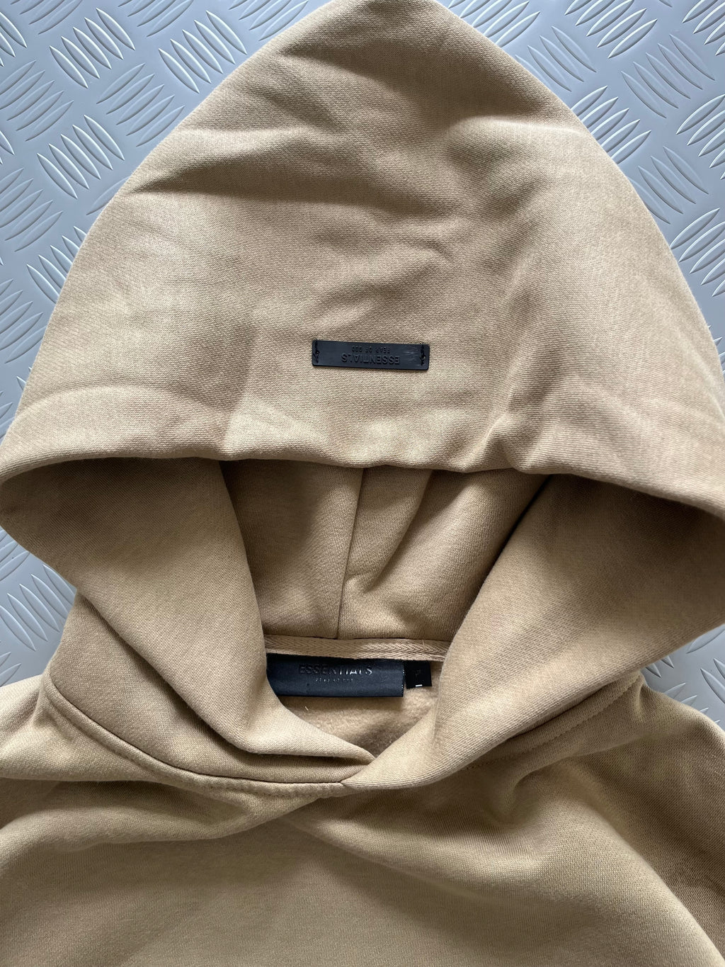 FEAR OF GOD ESSENTIALS SAND HOODIE