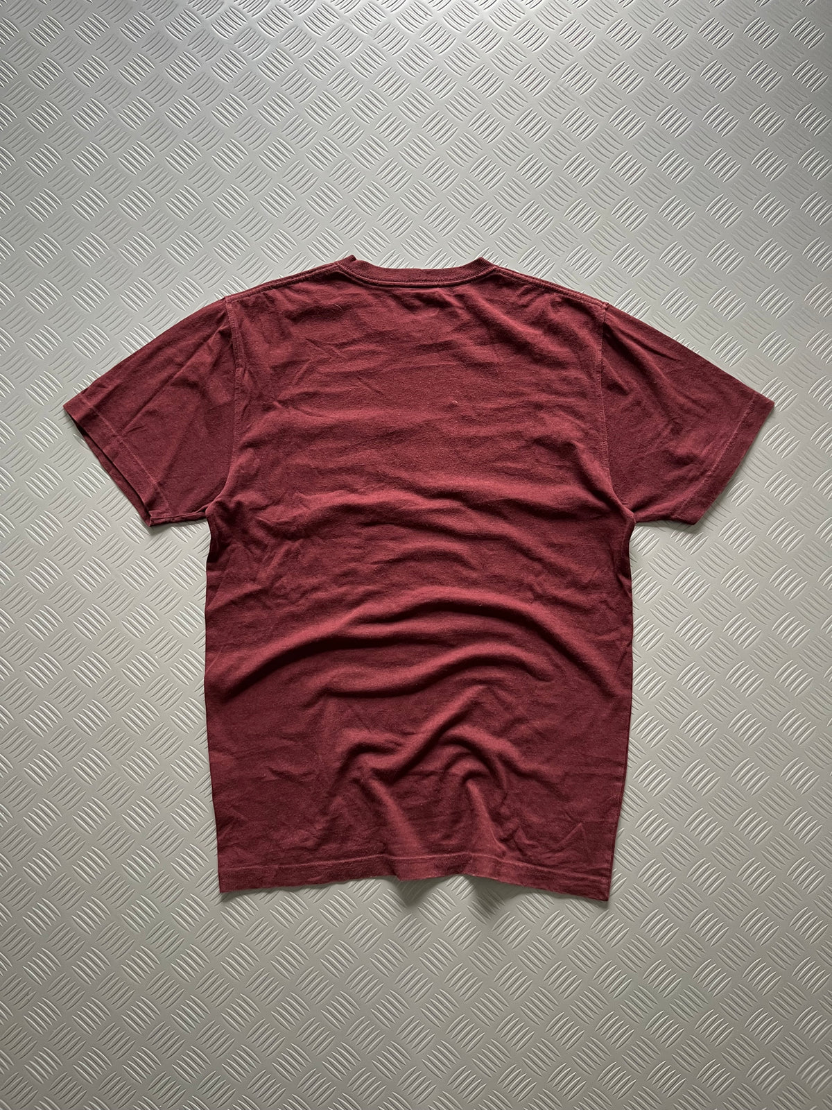 CARHARTT MAROON BASIC POCKET TSHIRT