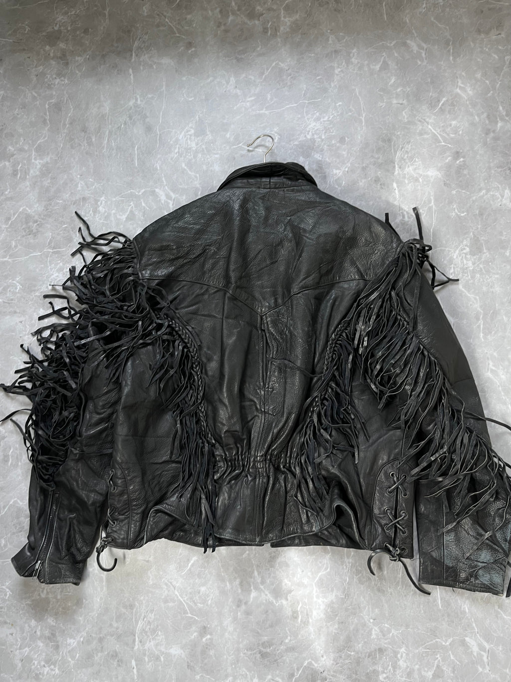 GENUINE LEATHER COWBOY Y2K JACKET