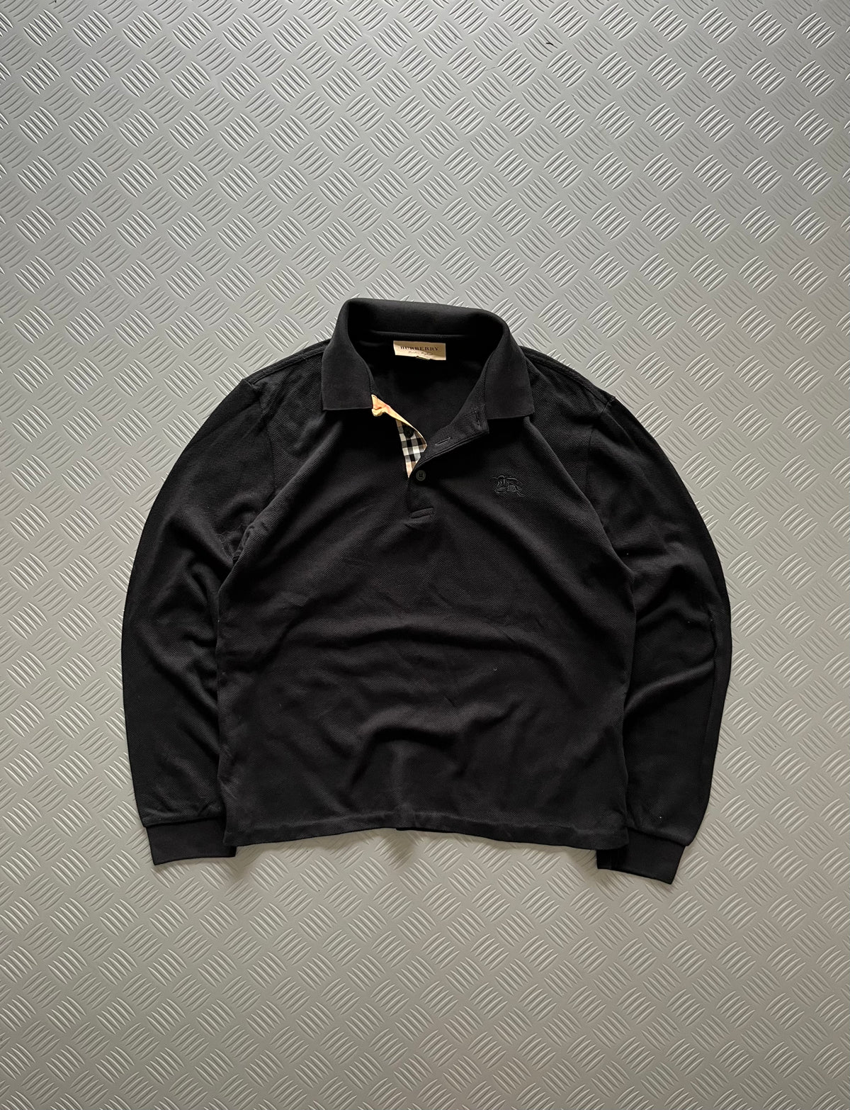 BURBERRY KNIT POLO TSHIRT