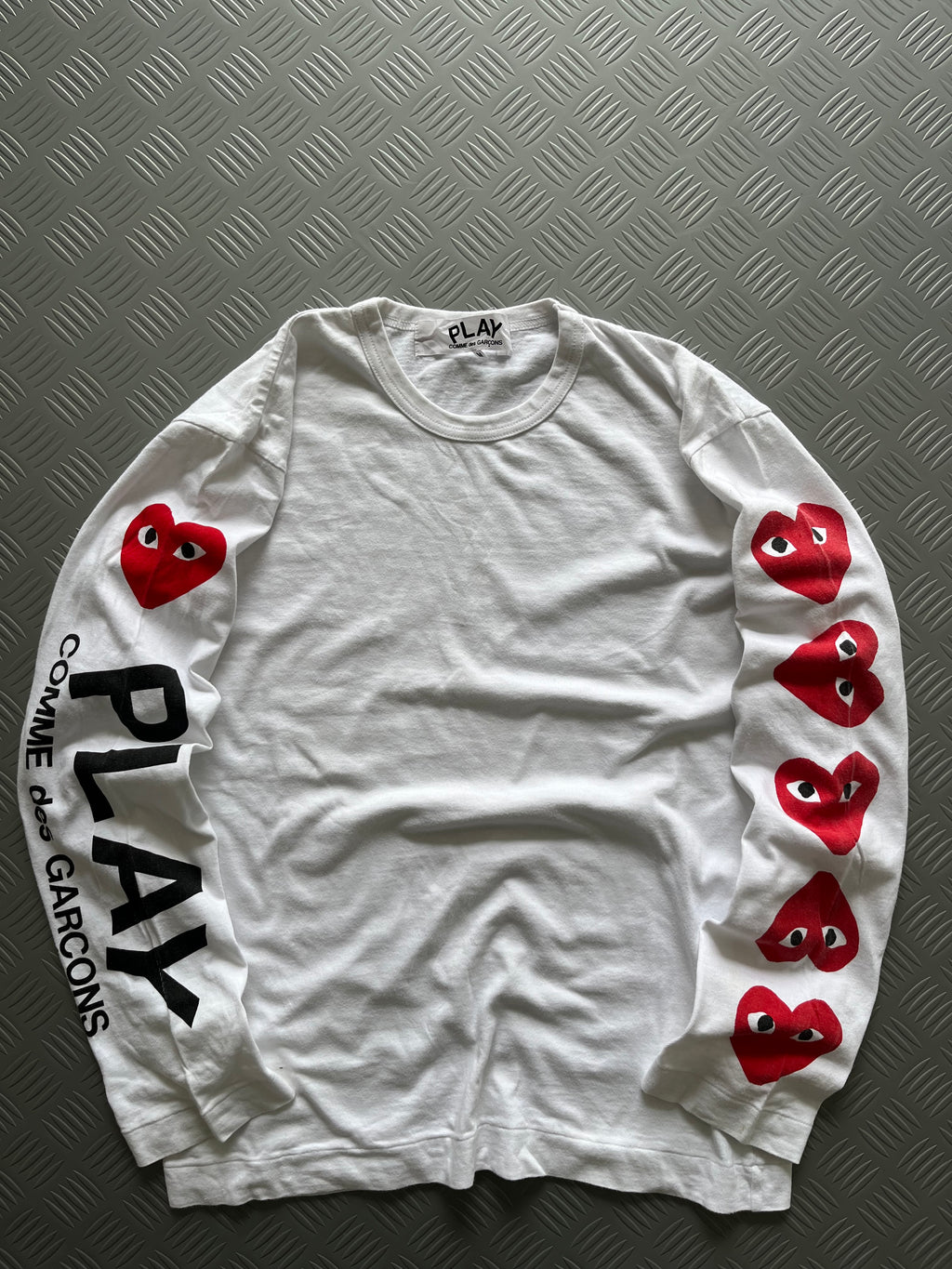 CDG PLAY FULLSLEEVES TSHIRT