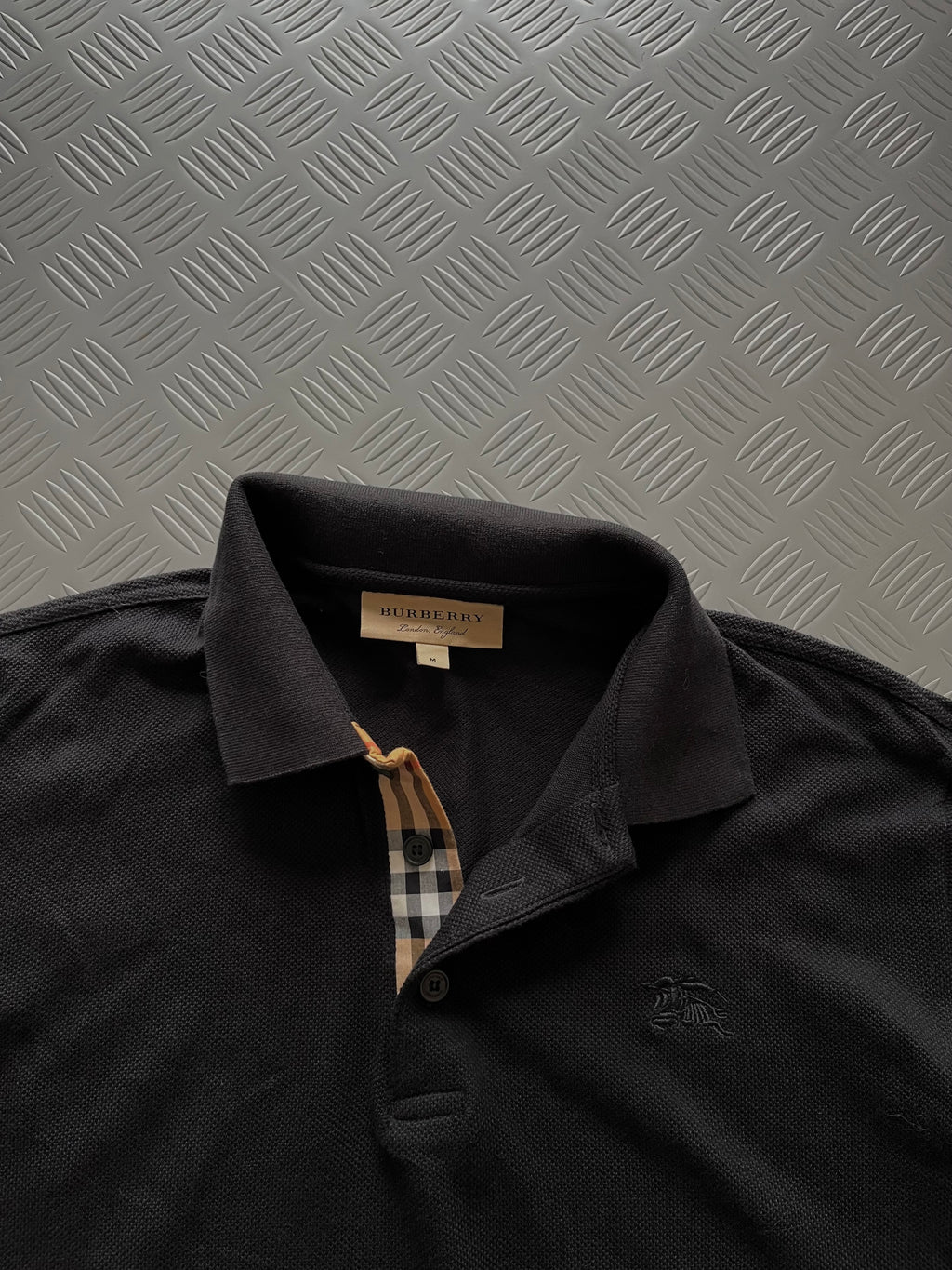 BURBERRY KNIT POLO TSHIRT