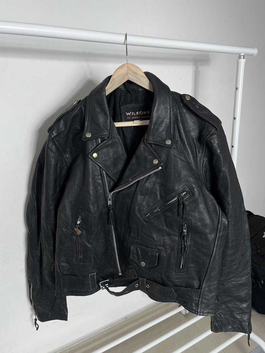 GENUINE LEATHER MOTORCYCLE JACKET