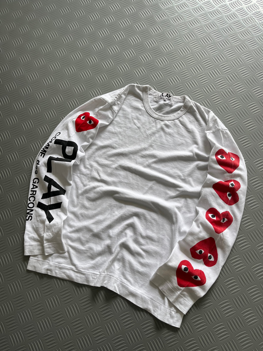 CDG PLAY FULLSLEEVES TSHIRT