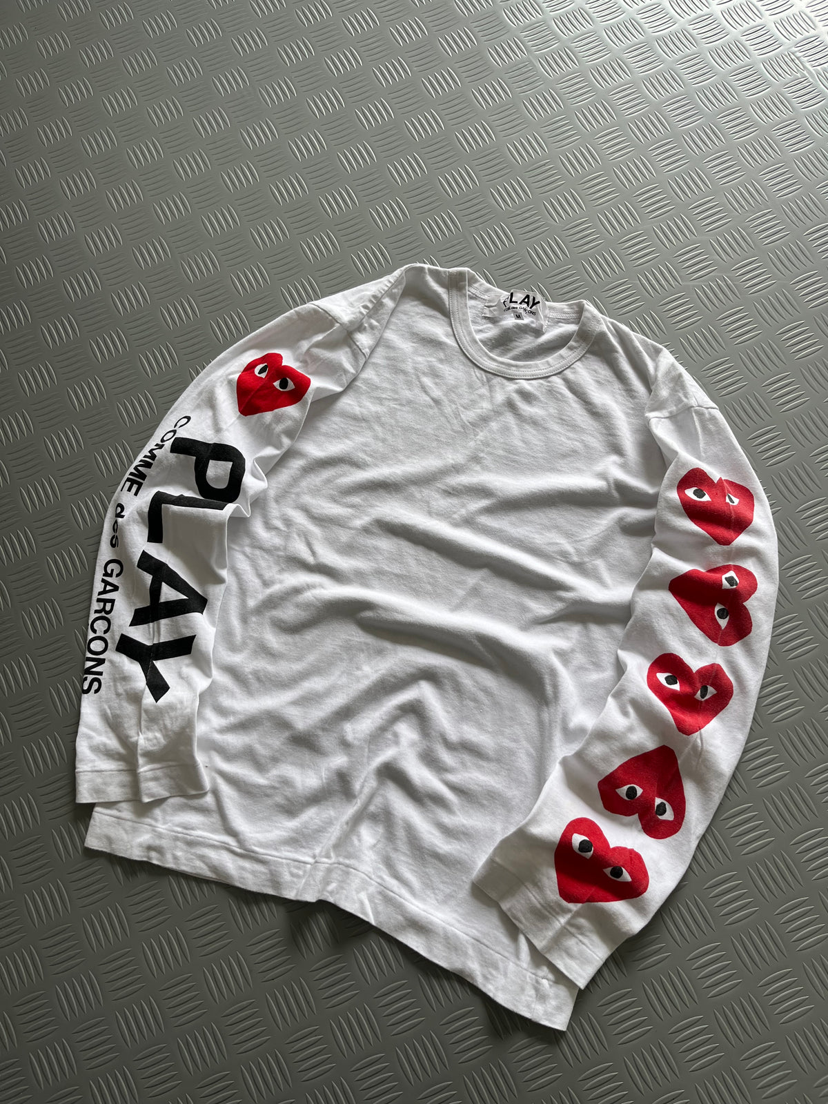 CDG PLAY FULLSLEEVES TSHIRT