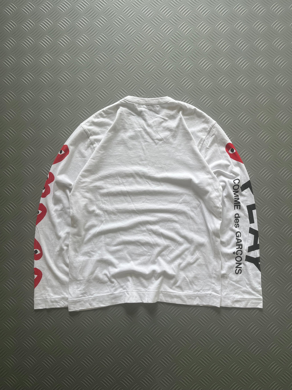 CDG PLAY FULLSLEEVES TSHIRT
