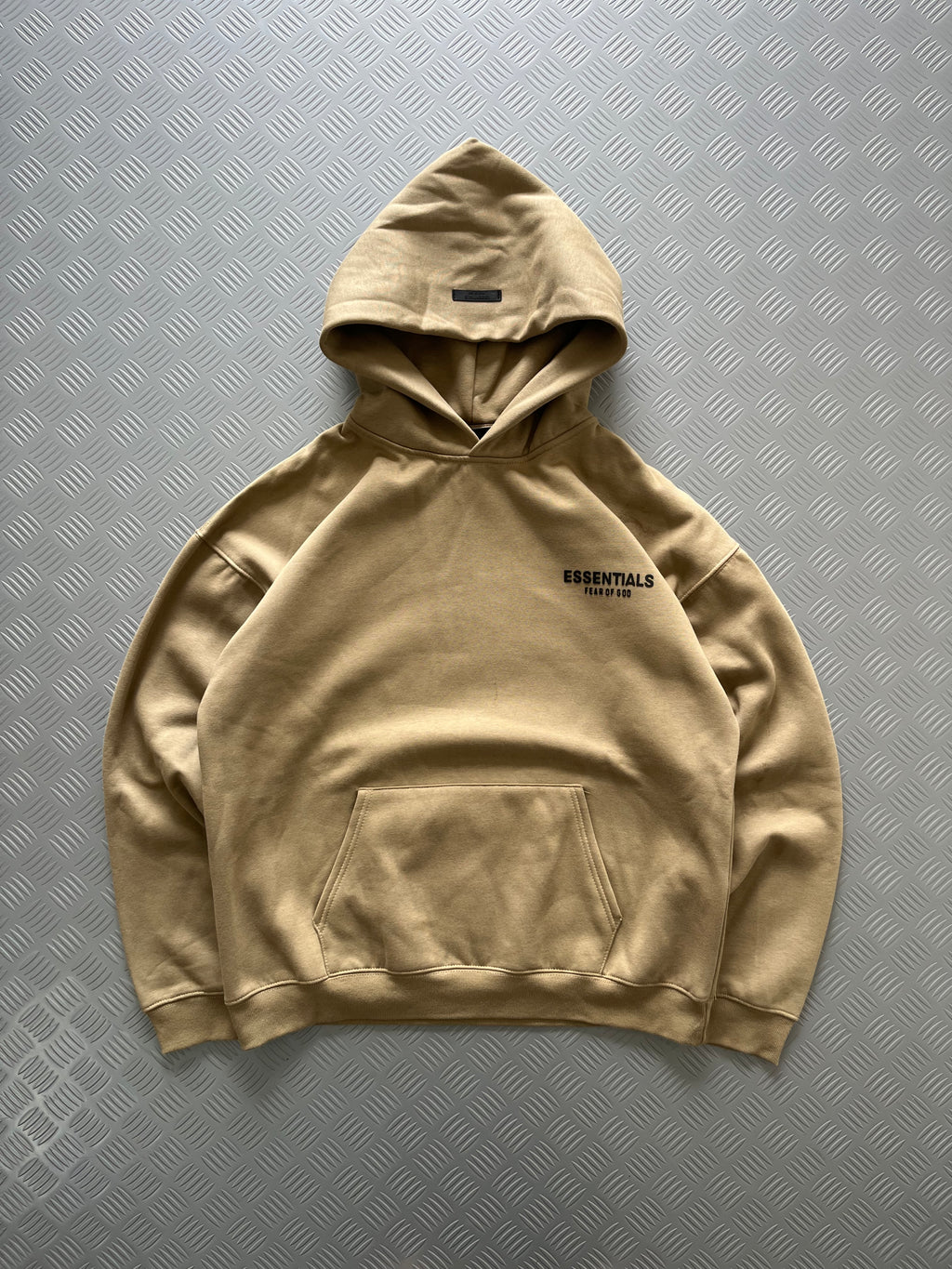 FEAR OF GOD ESSENTIALS SAND HOODIE