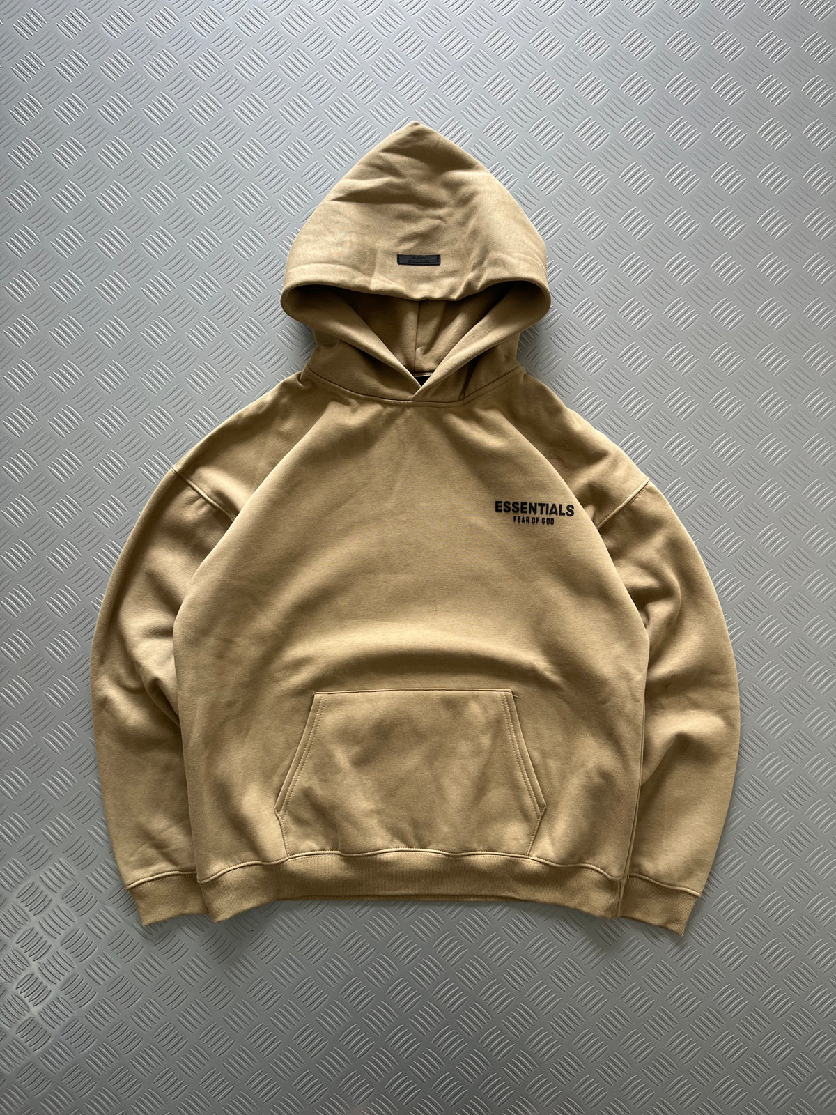 FEAR OF GOD ESSENTIALS SAND HOODIE