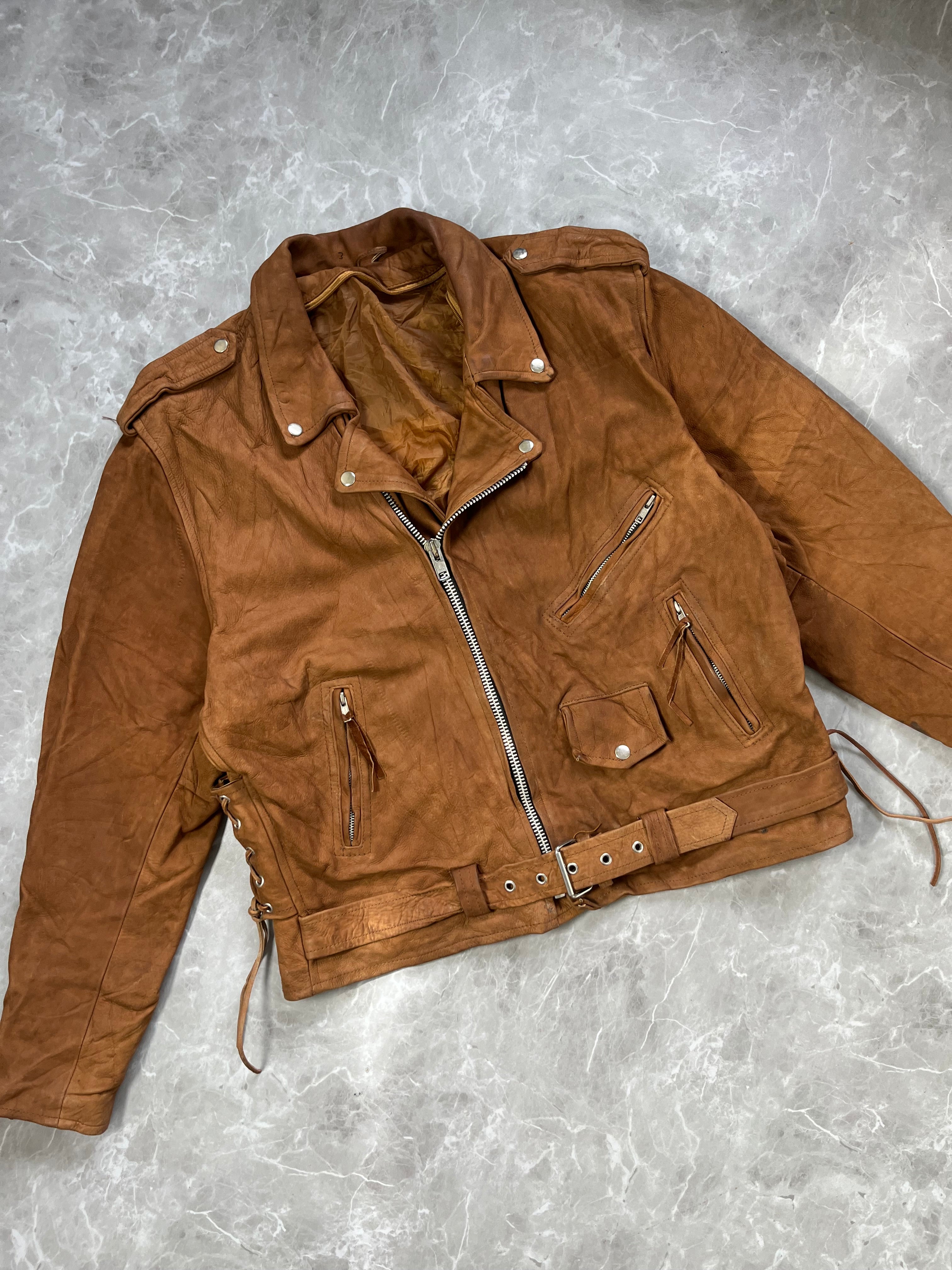 SUEDE LEATHER MOTORCYCLE JACKET