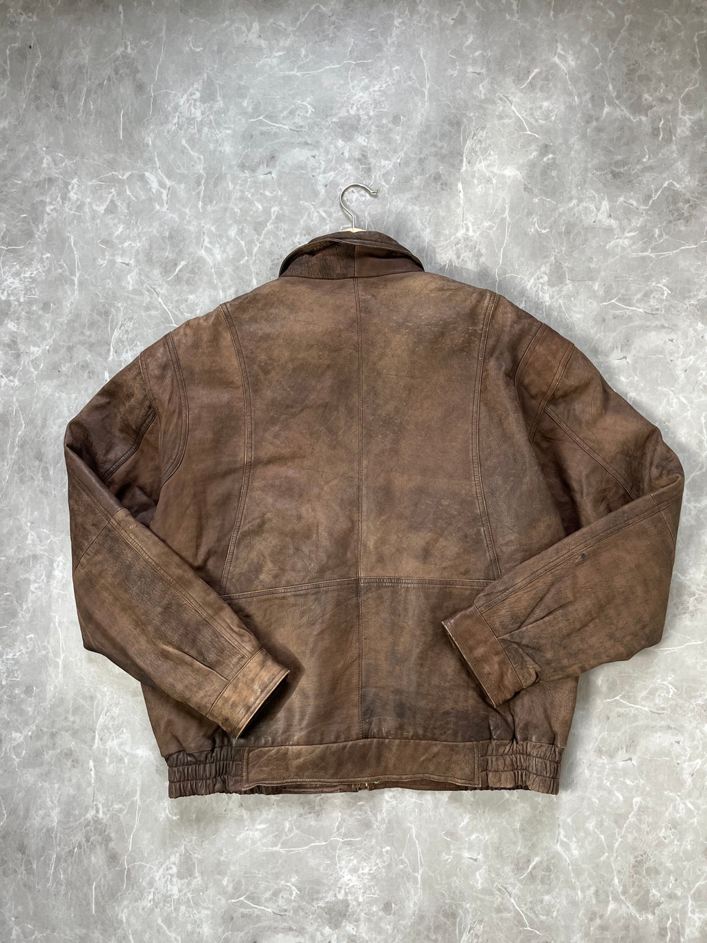 GENUINE LEATHER PILOT BOMBER JACKET
