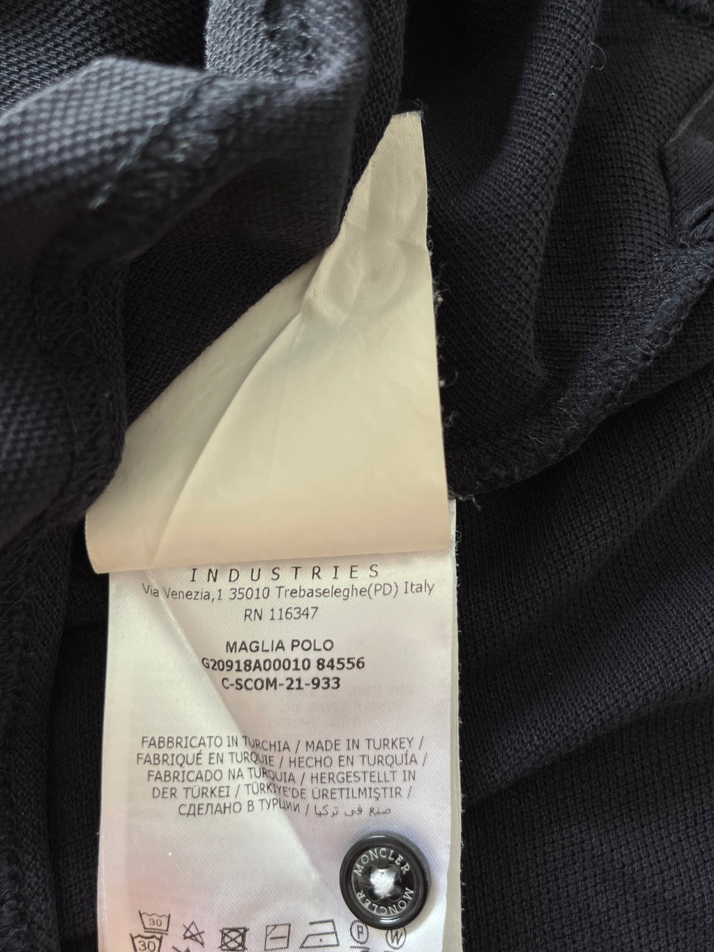 AUTHENTIC MONCLER BASIC POLO