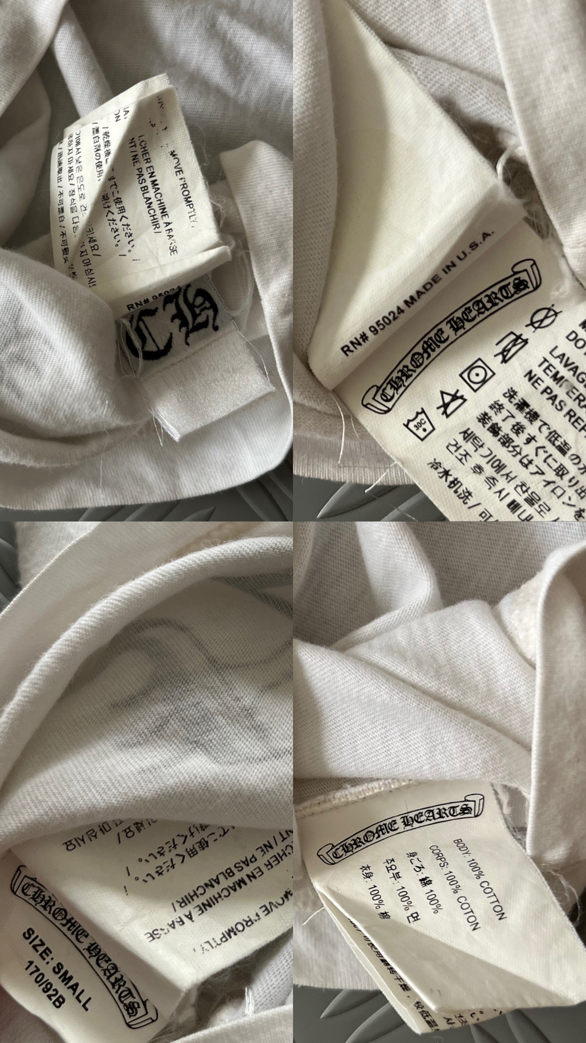 CHROME HEARTS HORSE POCKET NEW YORK TSHIRT