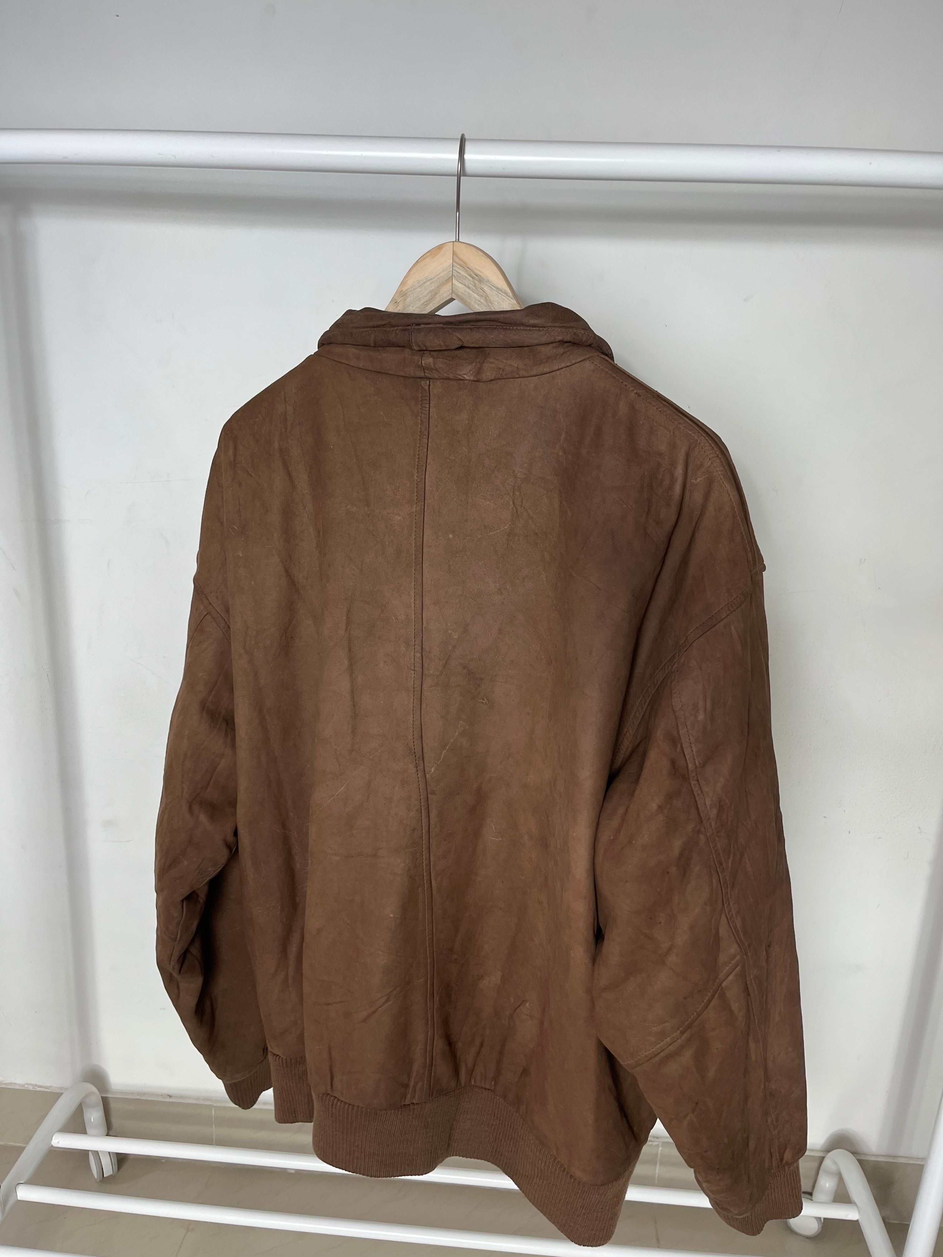 GENUINE BOMBER LEATHER JACKET