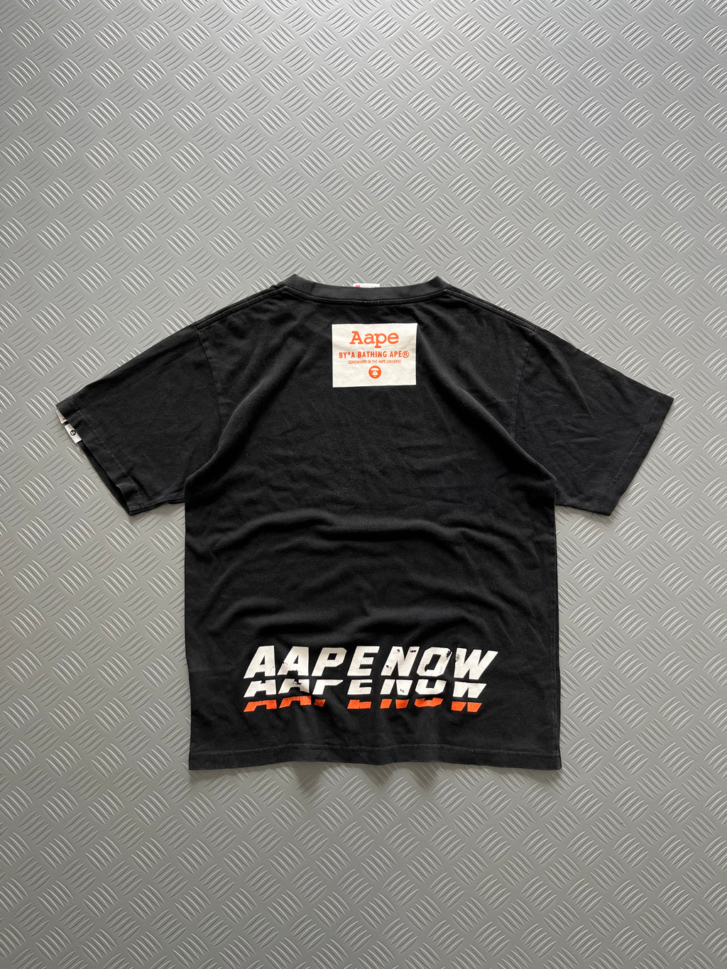 AAPE NOW MOON FACE CAMO TSHIRT