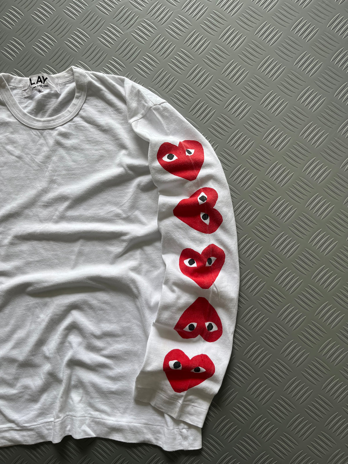 CDG PLAY FULLSLEEVES TSHIRT