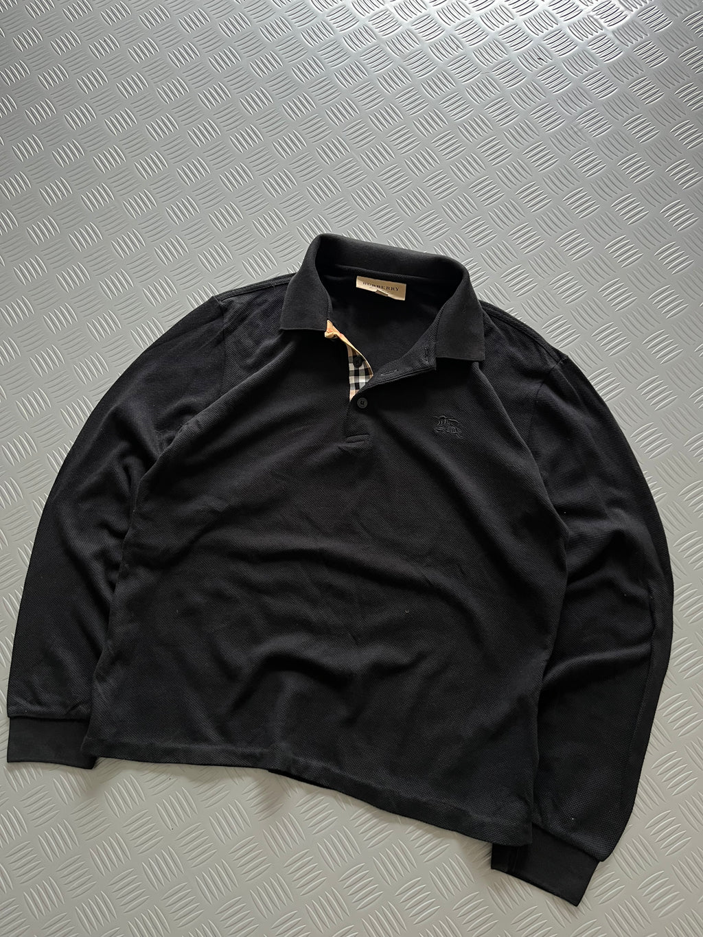 BURBERRY KNIT POLO TSHIRT
