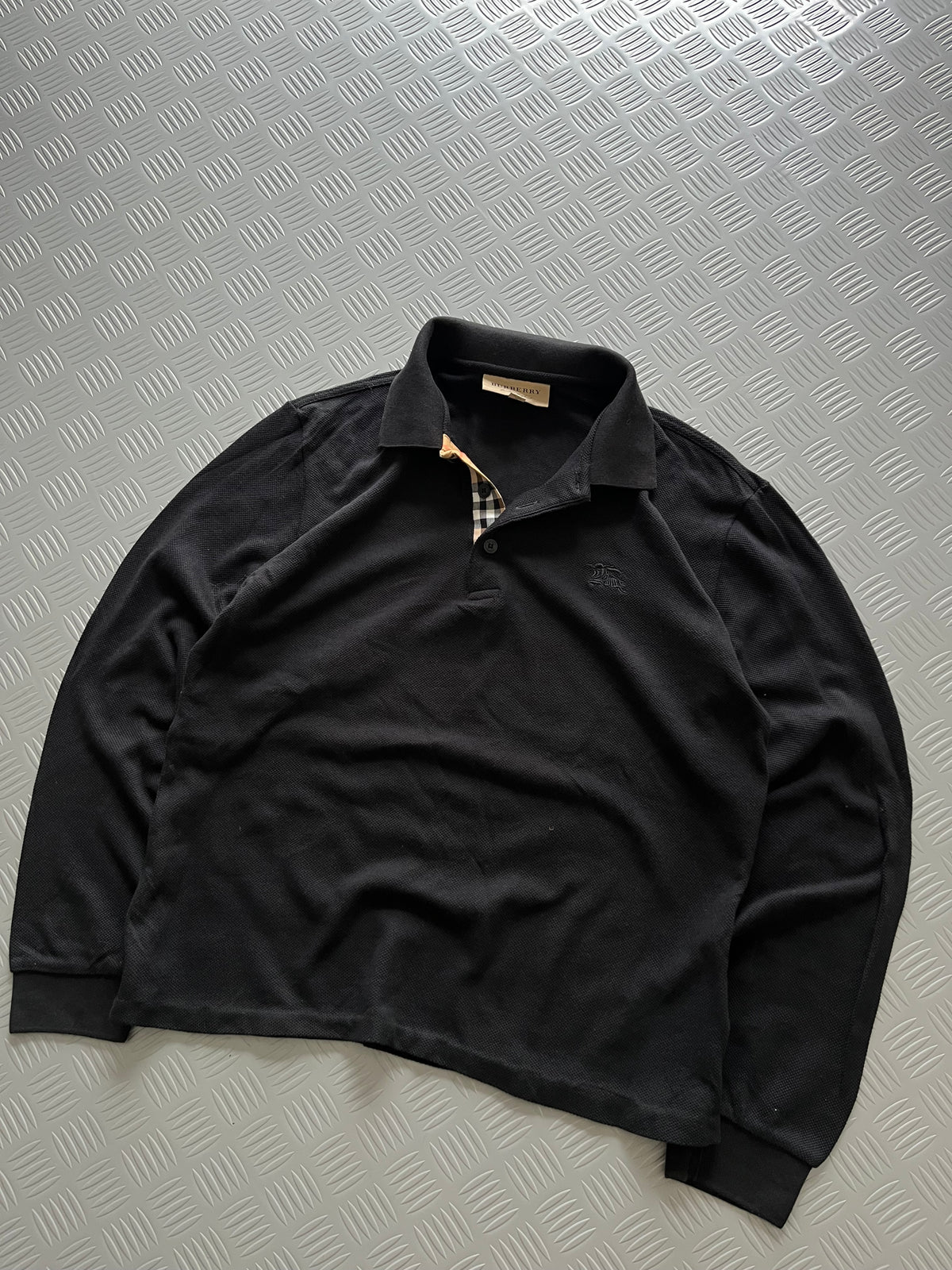 BURBERRY KNIT POLO TSHIRT