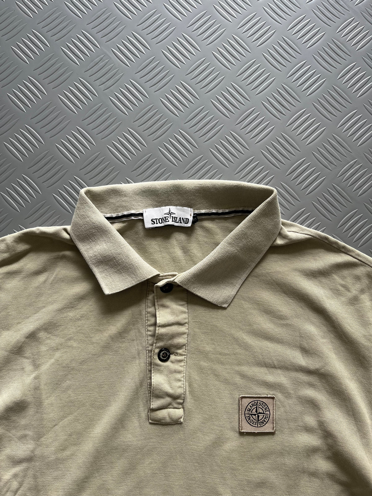 STONE ISLAND BEIGE POLO TSHIRT