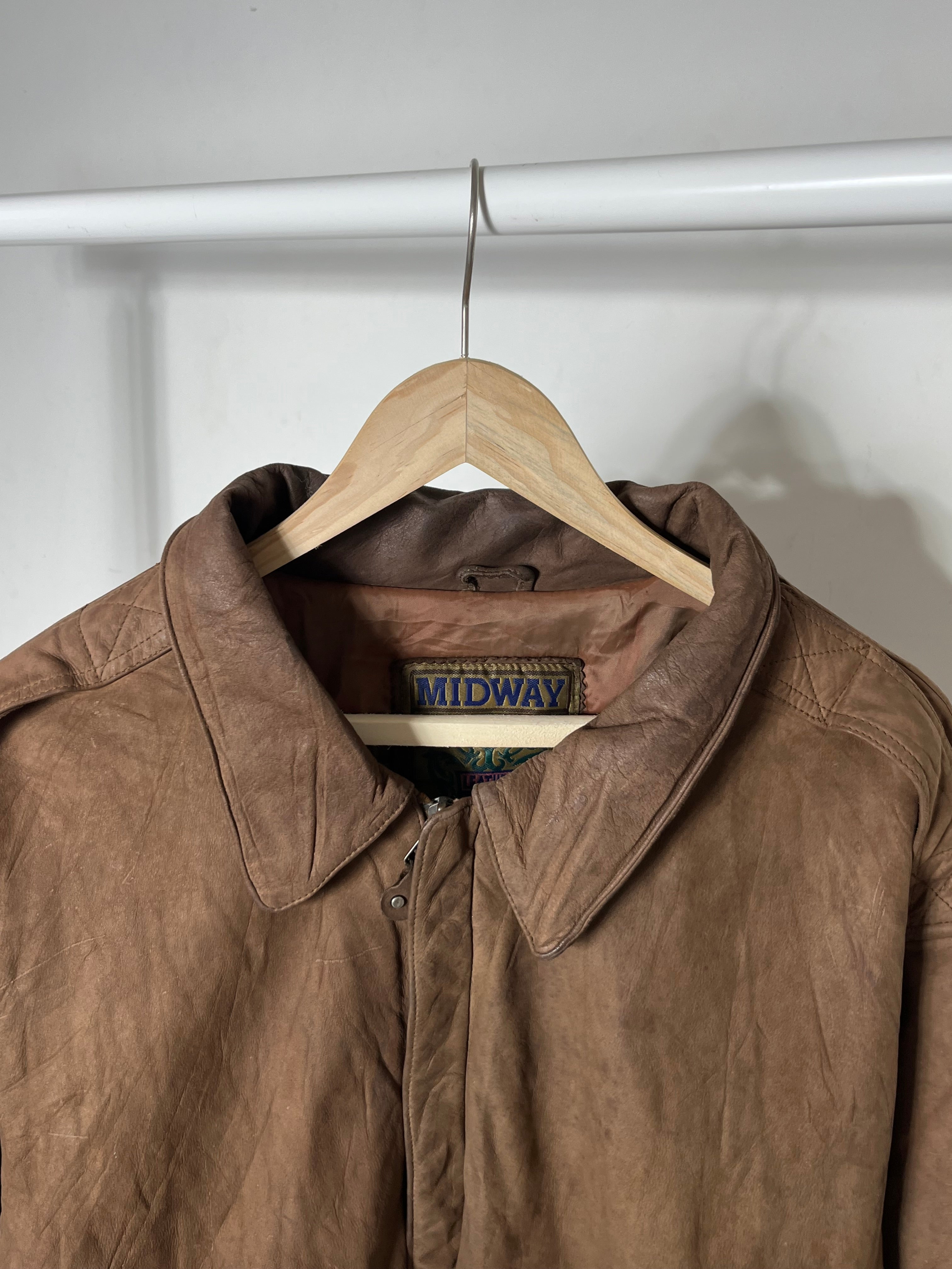 GENUINE BOMBER LEATHER JACKET