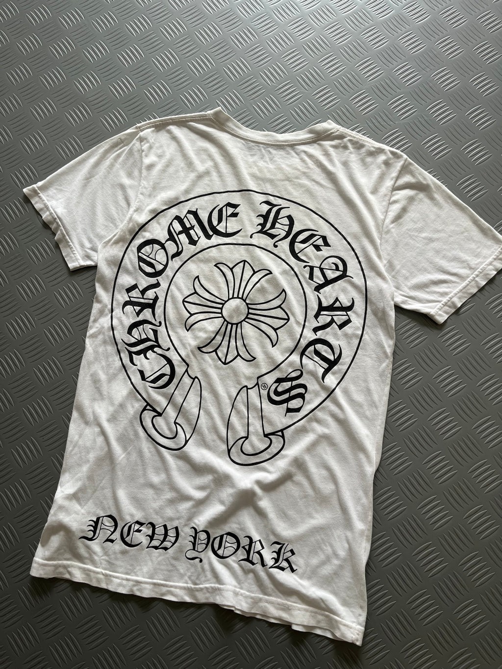 CHROME HEARTS HORSE POCKET NEW YORK TSHIRT