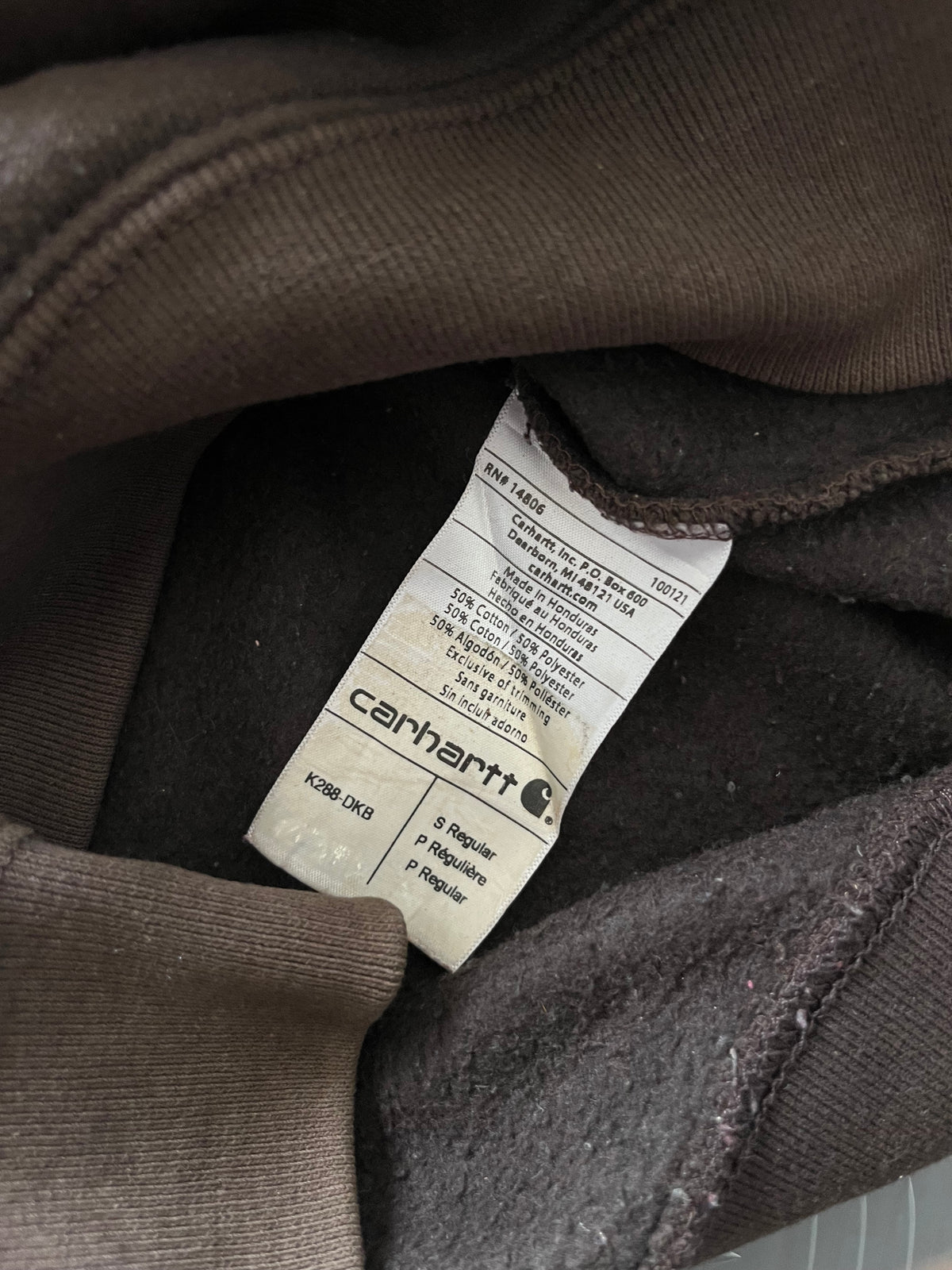 CARHARTT SPELLOUT HOODIE