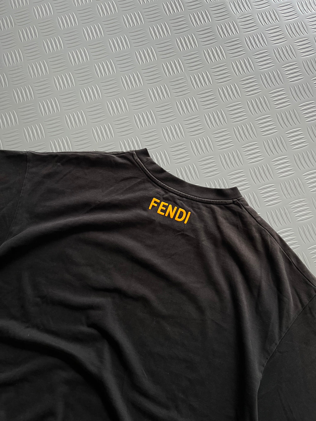 FENDI ICONIC YELLOW MONSTER EYES TSHIRT