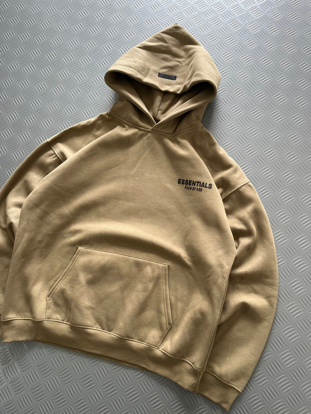 FEAR OF GOD ESSENTIALS SAND HOODIE
