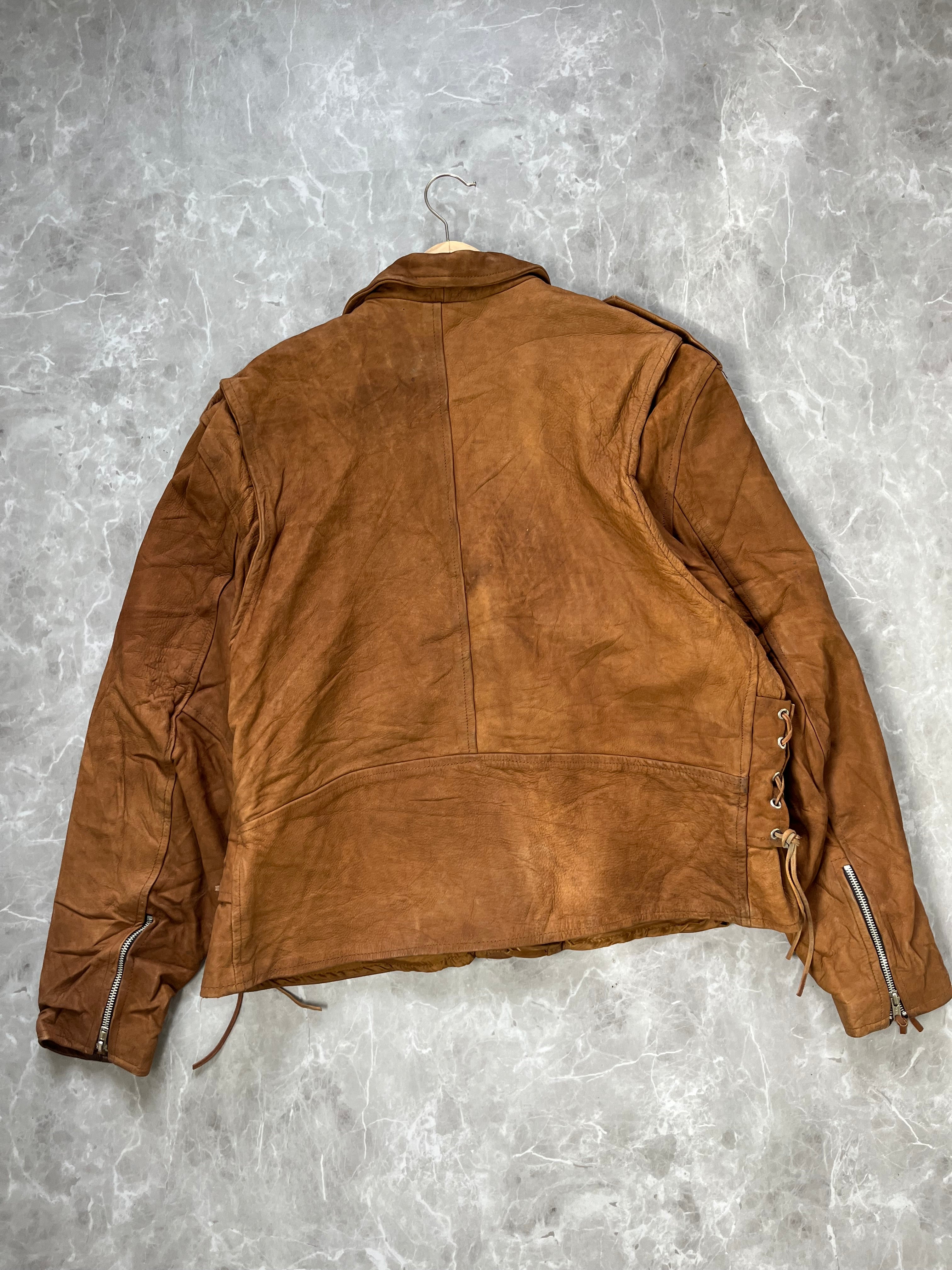 SUEDE LEATHER MOTORCYCLE JACKET