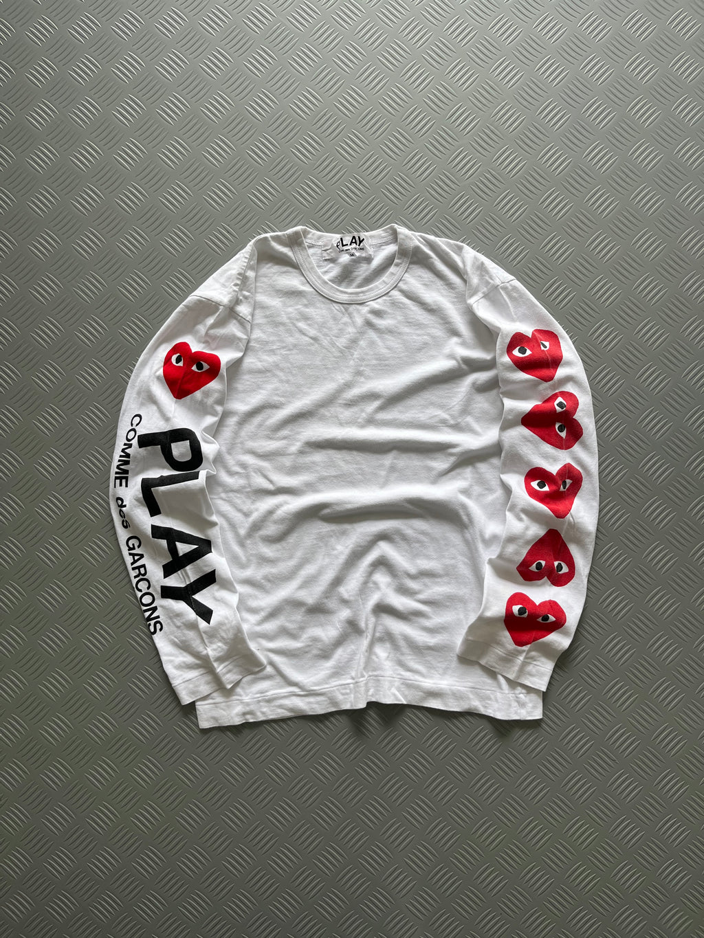 CDG PLAY FULLSLEEVES TSHIRT