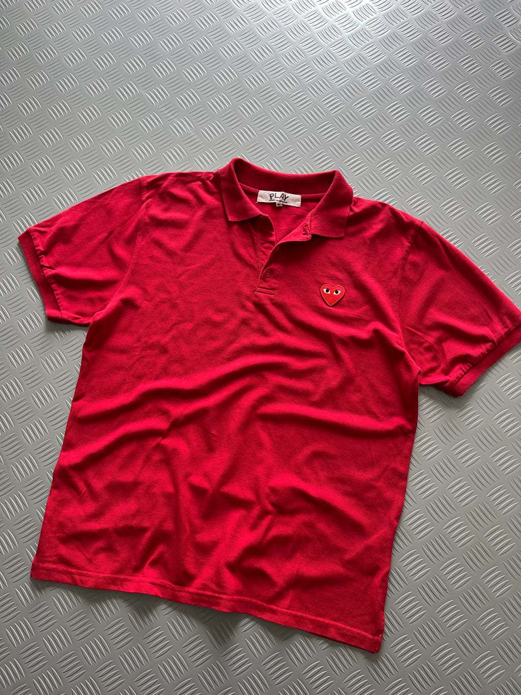 COMME DES GARCONS PLAY POLO TSHIRT