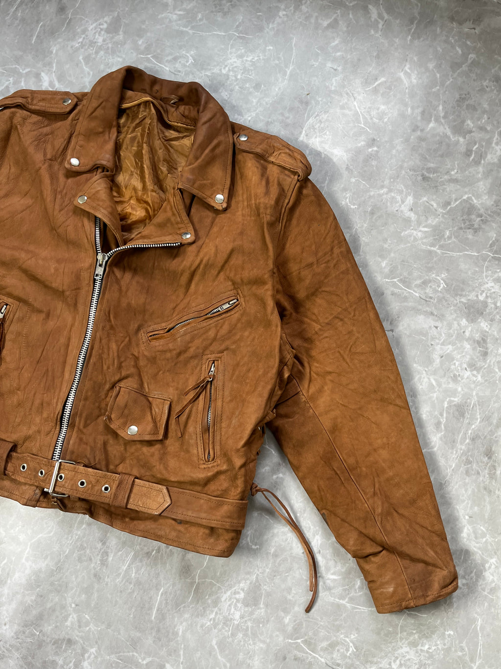 SUEDE LEATHER MOTORCYCLE JACKET