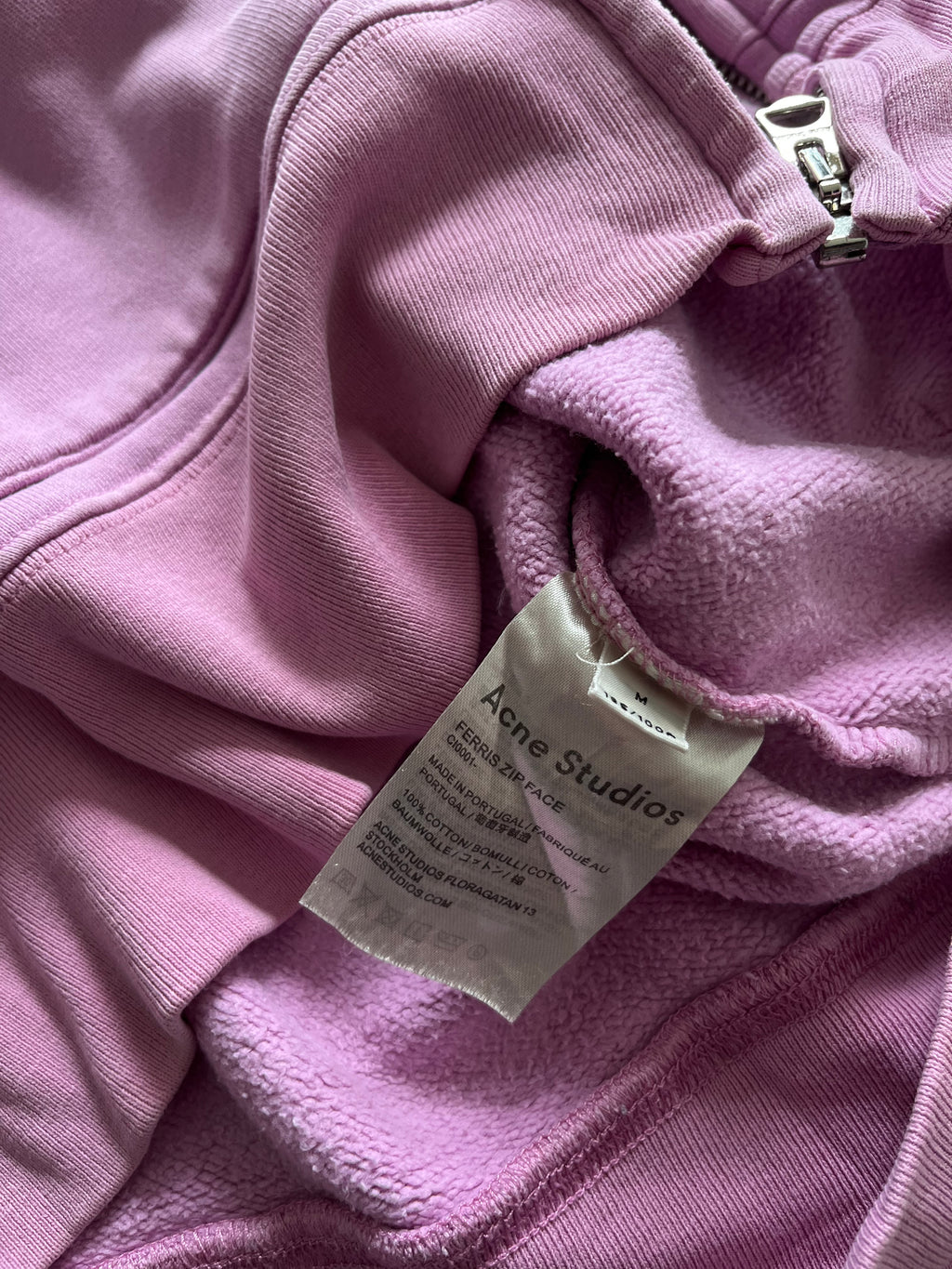 ACNE STUDIO FULL ZIP UP HOODIE