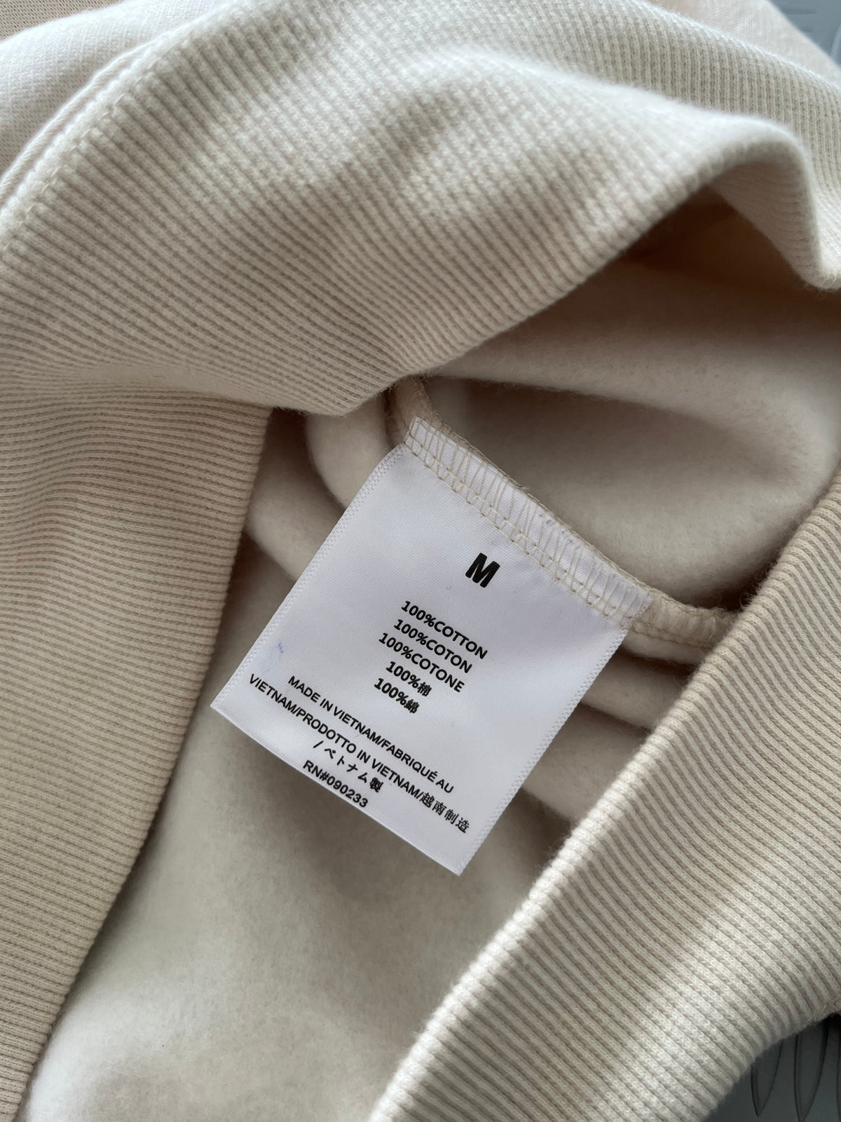 FEAR OF GOD ESSENTIALS SS22 EGGSHELL