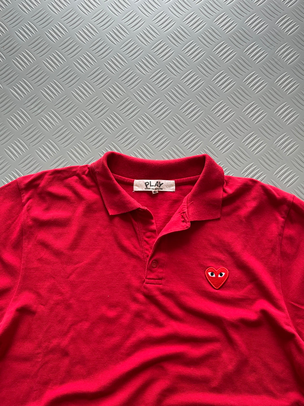 COMME DES GARCONS PLAY POLO TSHIRT
