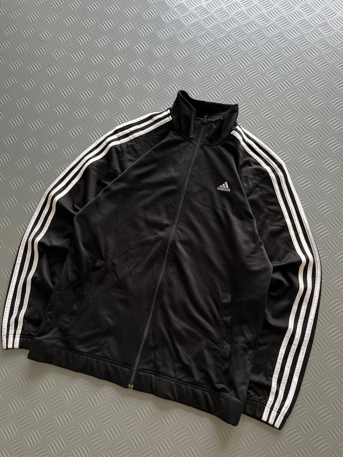 ADIDAS ICONIC 3 STRIPES ZIPPER