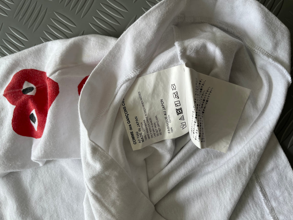 CDG PLAY FULLSLEEVES TSHIRT