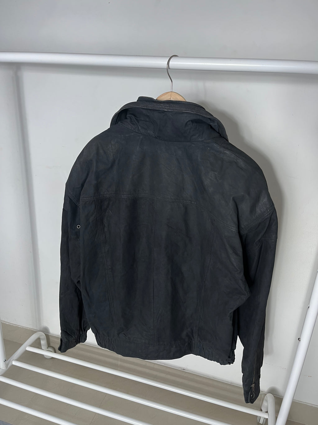 DOUBLE LAYER LEATHER JACKET