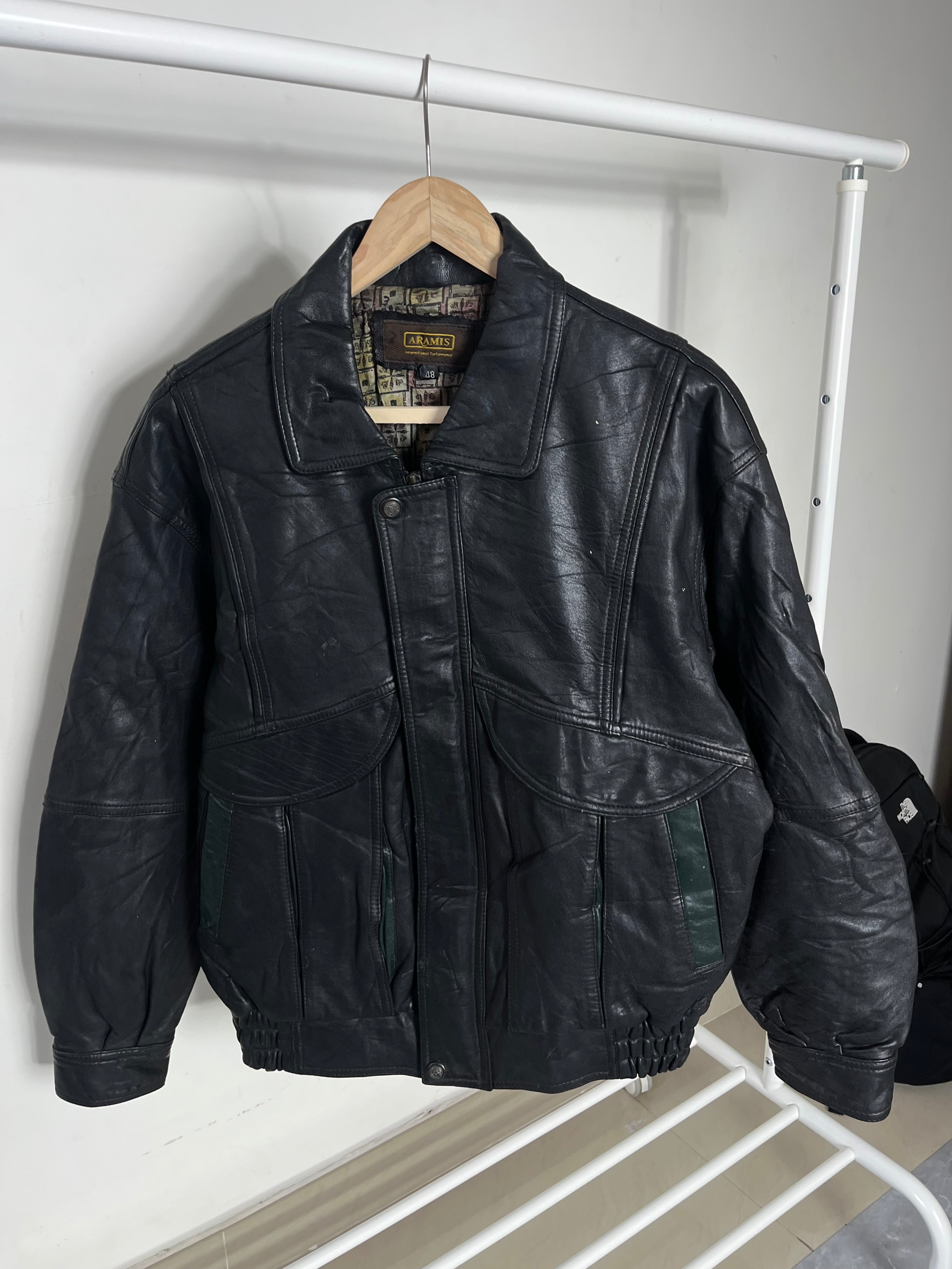 PILOT BOMBER LEATHER JACKET
