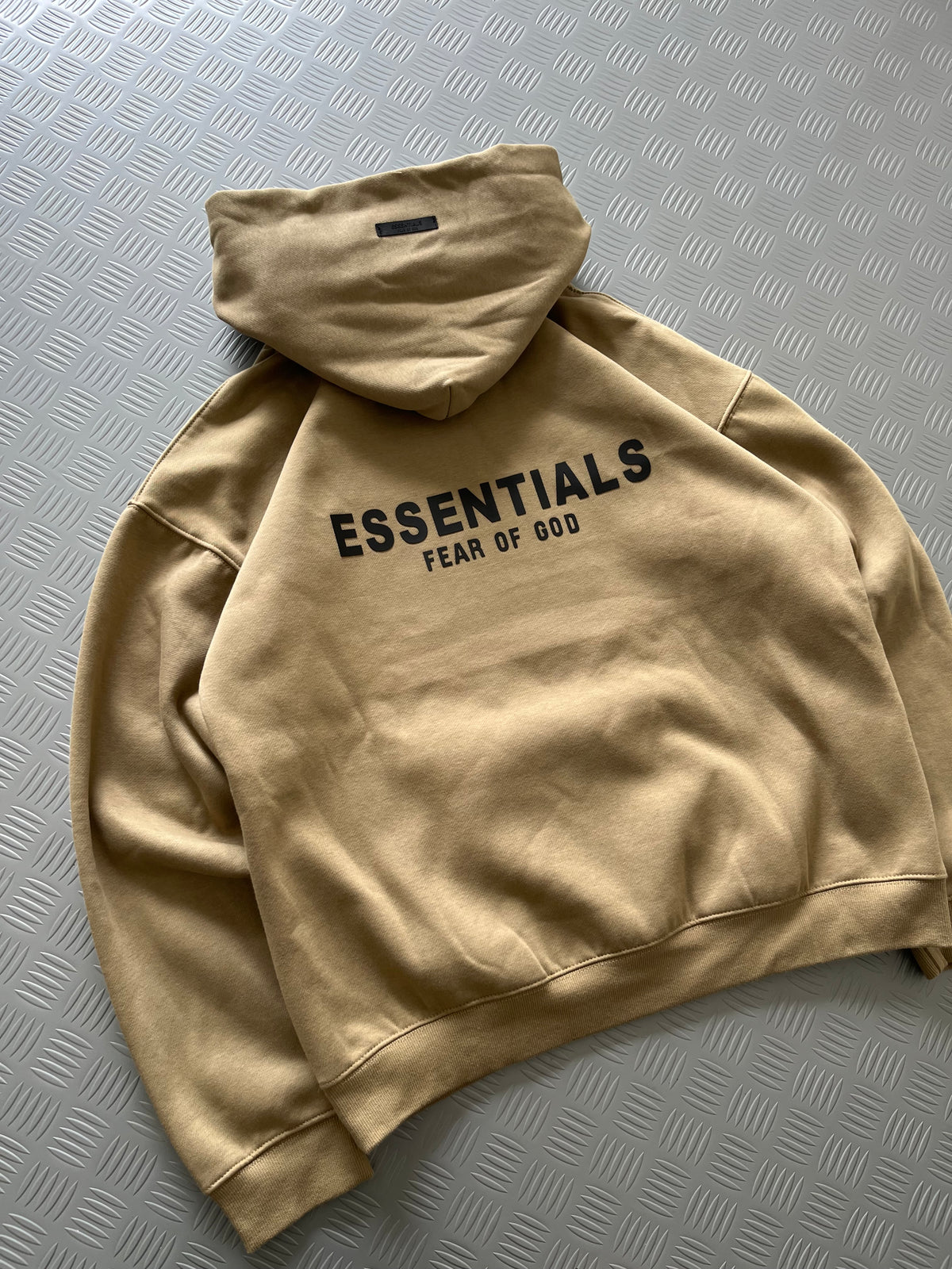 FEAR OF GOD ESSENTIALS SAND HOODIE