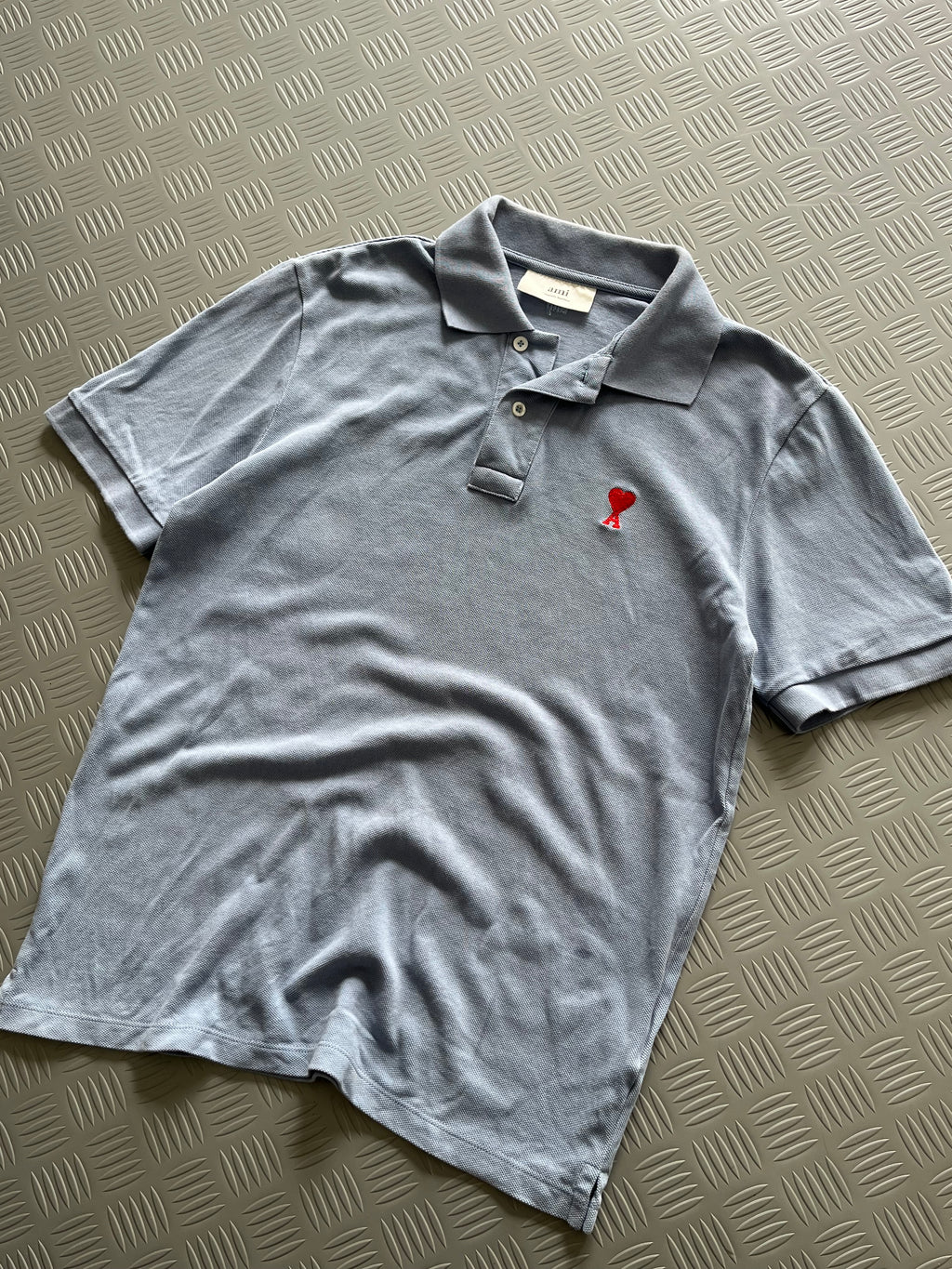 AMI PARIS ICONIC POLO TSHIRT