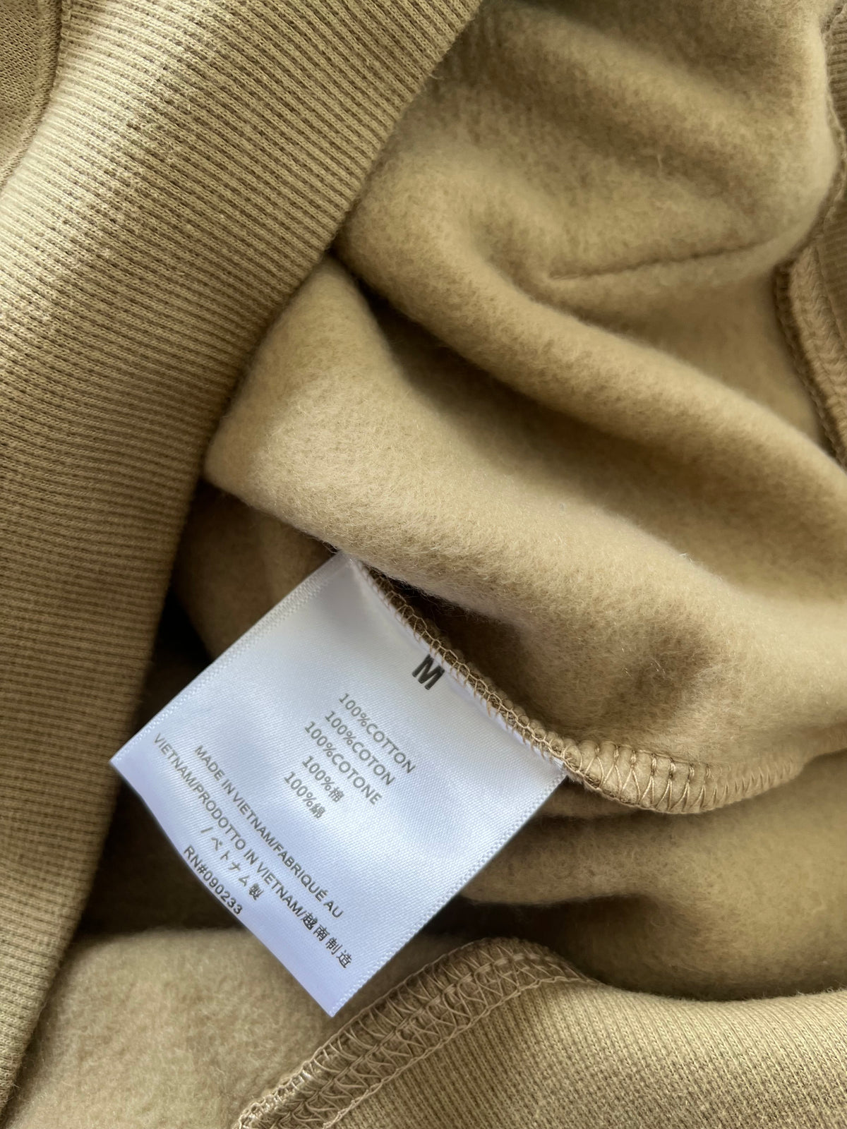 FEAR OF GOD ESSENTIALS SAND HOODIE