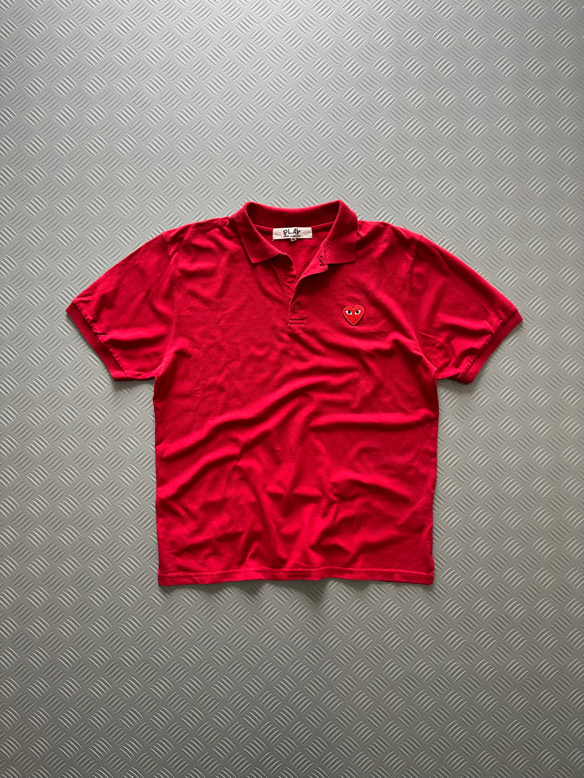 COMME DES GARCONS PLAY POLO TSHIRT