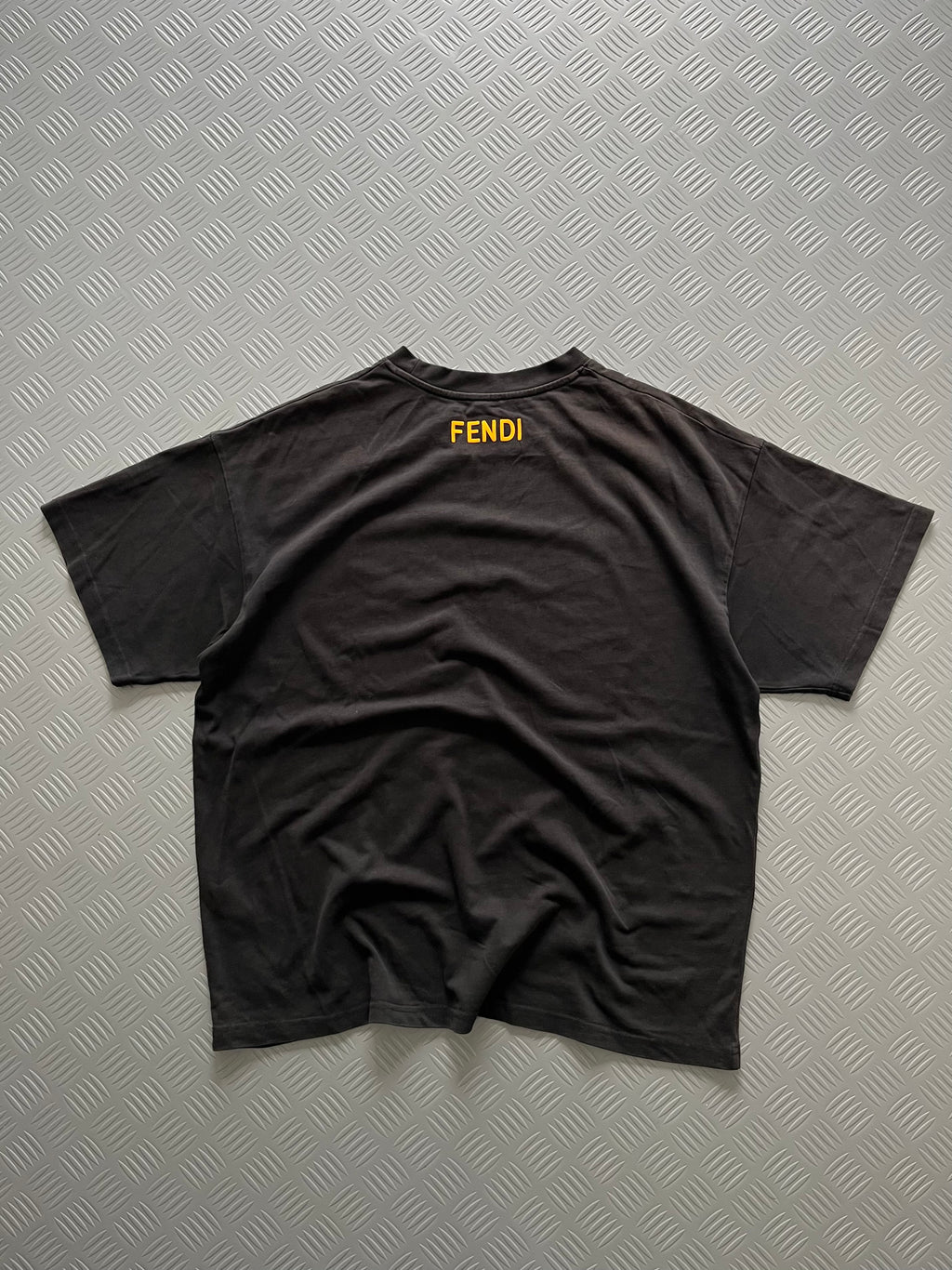 FENDI ICONIC YELLOW MONSTER EYES TSHIRT