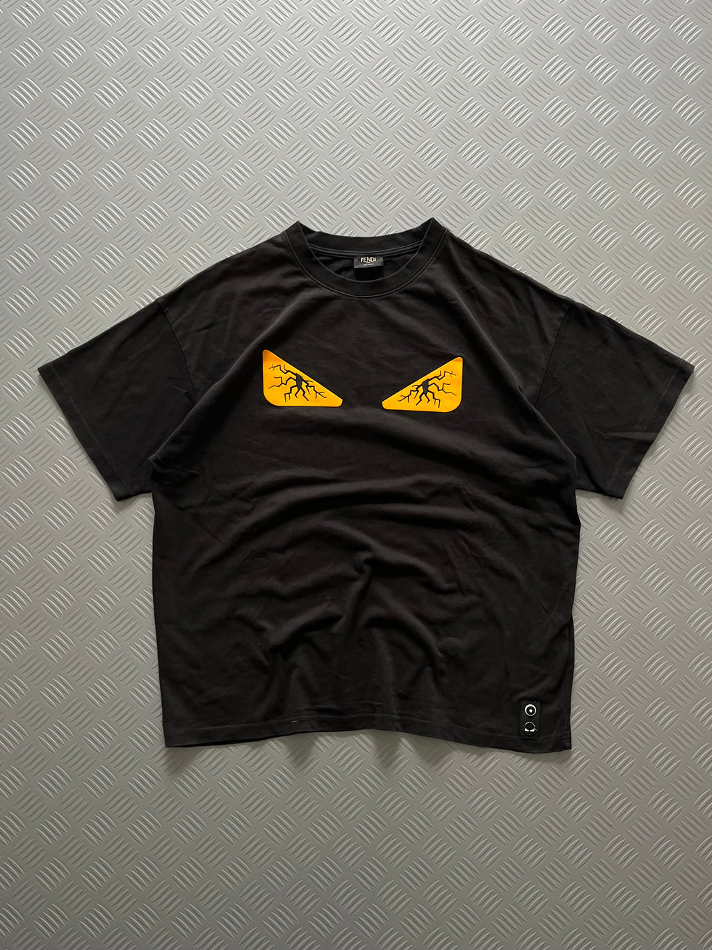 FENDI ICONIC YELLOW MONSTER EYES TSHIRT