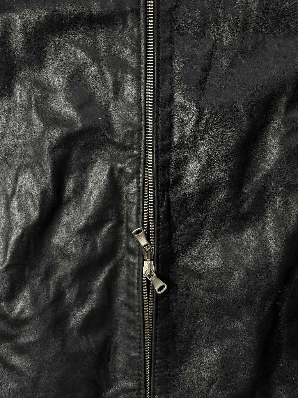 LEATHER BIKER JACKET