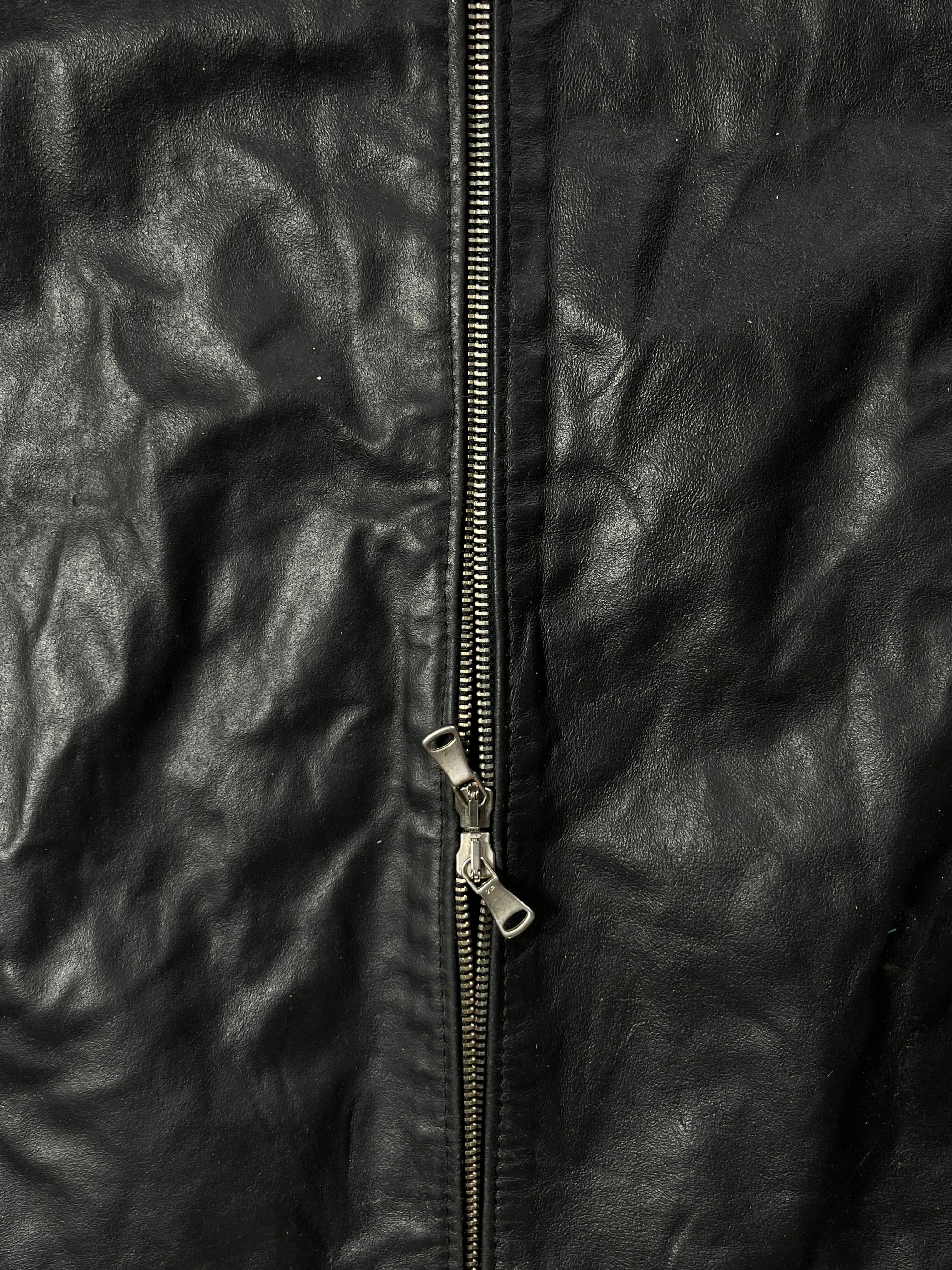 LEATHER BIKER JACKET